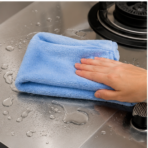 Blue Kitchen Cleaning Towel for Daily Use (YM363)