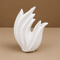 White Sculptural Flower Vase(YM2369)