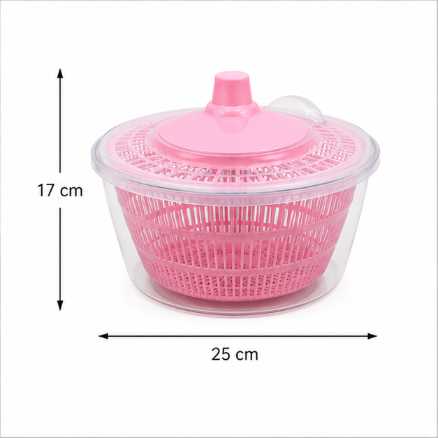 Pink Multifunction Vegetable Dehydrator Basket (YM1794)