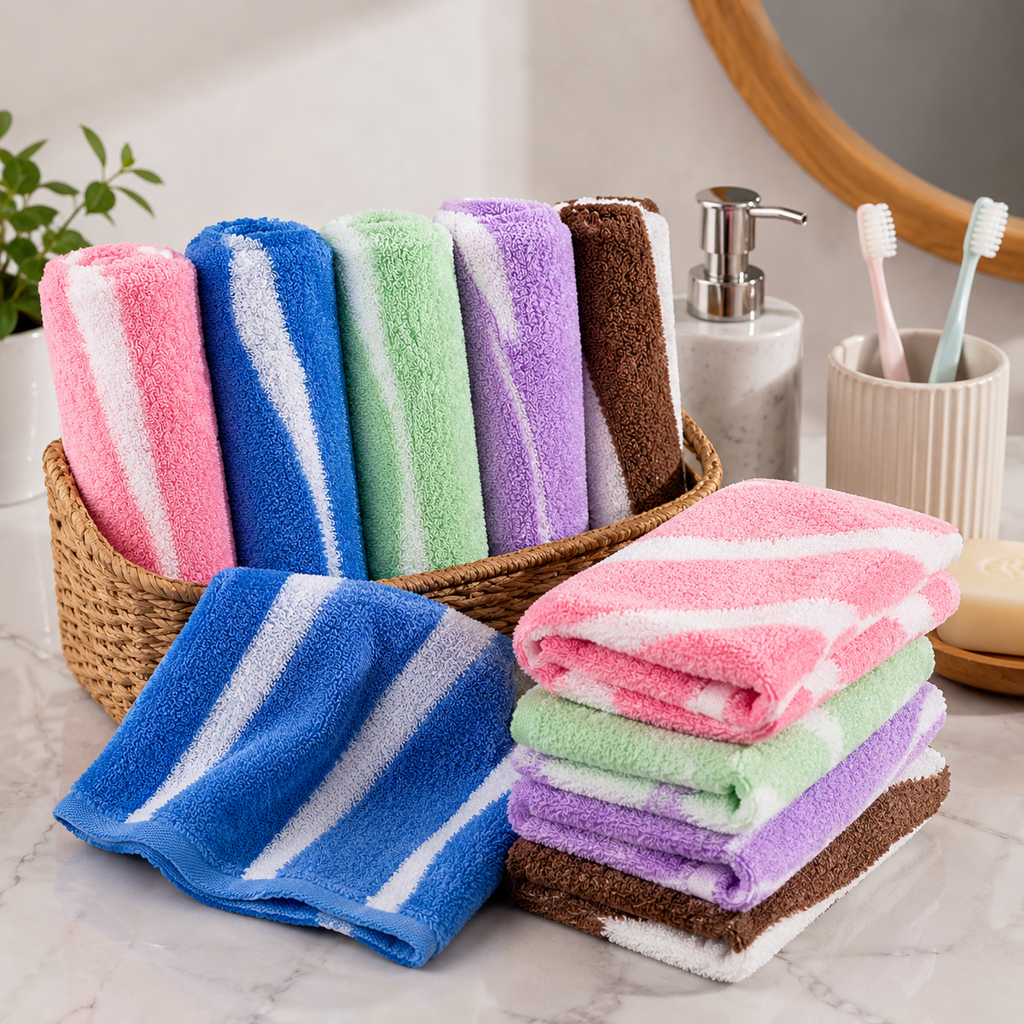 Multi-Color Towel Set of 5 (YM016)