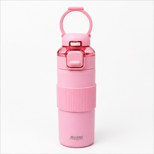 700ml Pink Insulated Stainless Steel Water Bottle (YM1626)