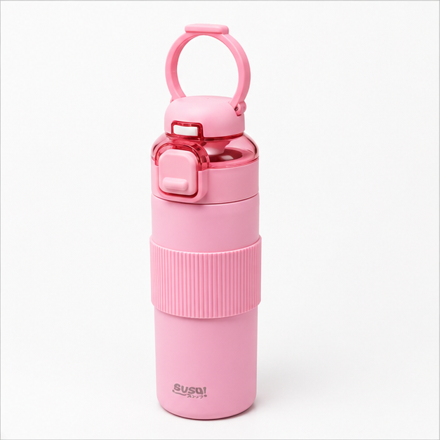 700ml Pink Insulated Stainless Steel Water Bottle (YM1626)