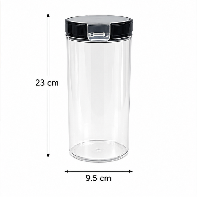 Plastic Storage Container Set of 2 (YM2707)