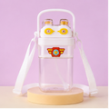 White Kids Water Bottle with Sipper (YM508)
