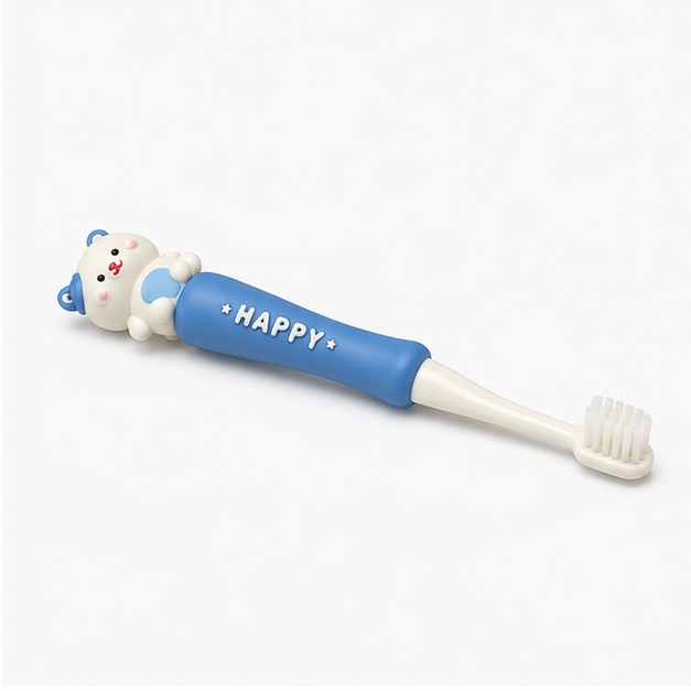 Ergonomic Blue Toothbrush for Gentle Daily Cleaning (YM776)