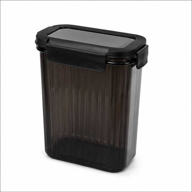 Airtight Storage Container with Locking Lid – Black (YM2782)
