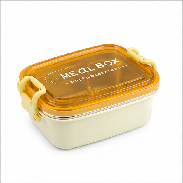Orange Kids Lunch Box for School & Travel (YM518)