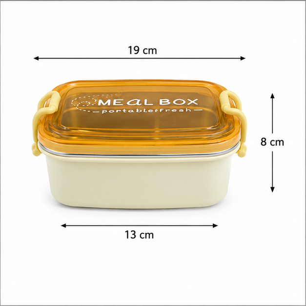 Orange Kids Lunch Box for School & Travel (YM518)