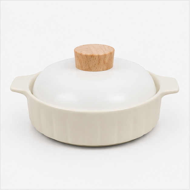 White Insulated Casserole for Food Serving (YM606)
