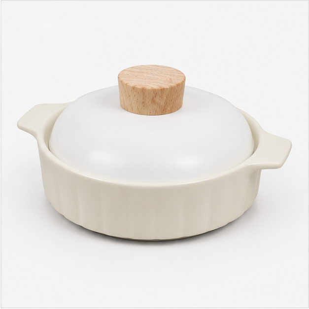 White Insulated Casserole for Food Serving (YM606)