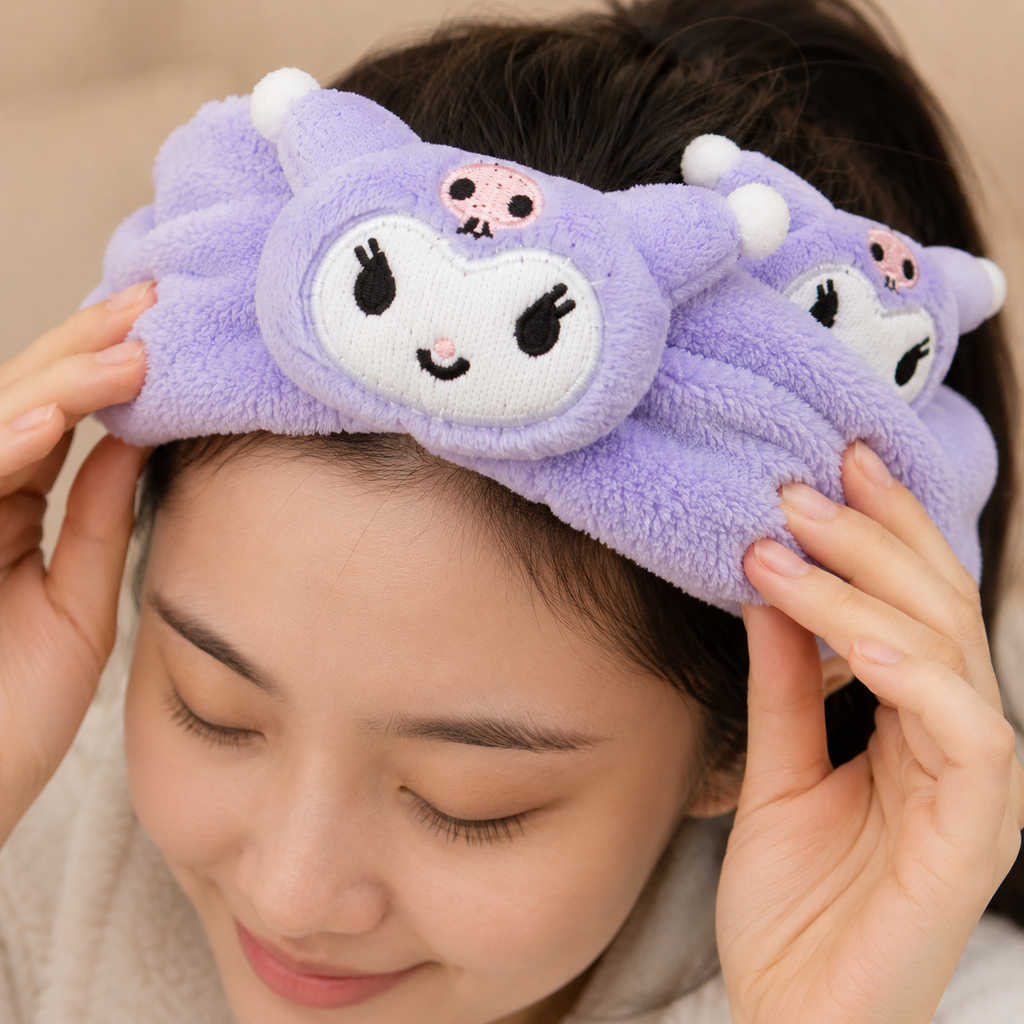 Cute Purple Cartoon Plush Hair Band for Girls(YM744)