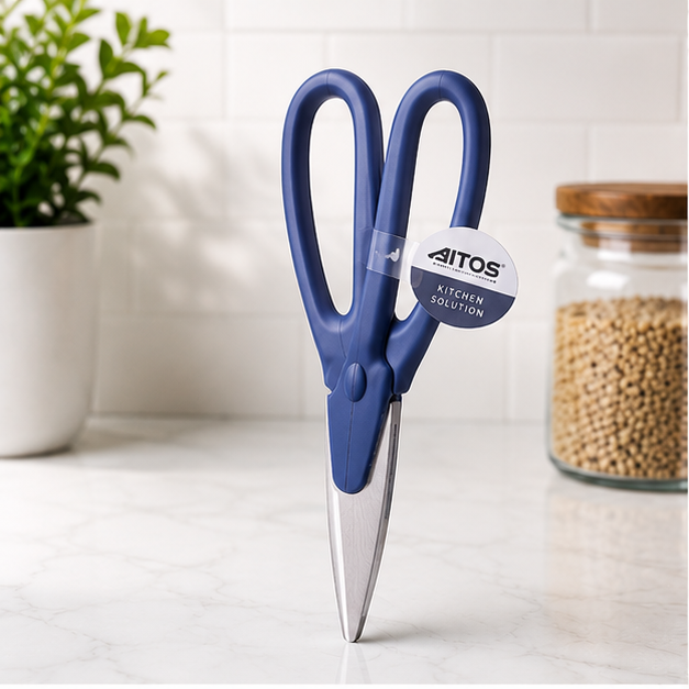 Blue Multipurpose Kitchen Scissors (YM937)