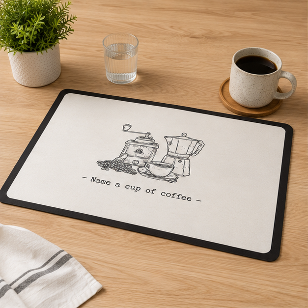 Coffee Time Table Mat Set of 6 (YM718)