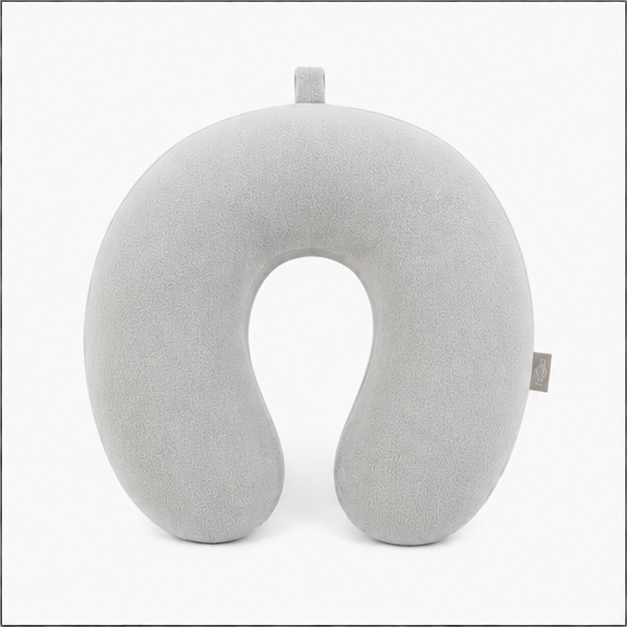 Comfort Cloud Memory Neck Pillow – Light Grey (YM1861)