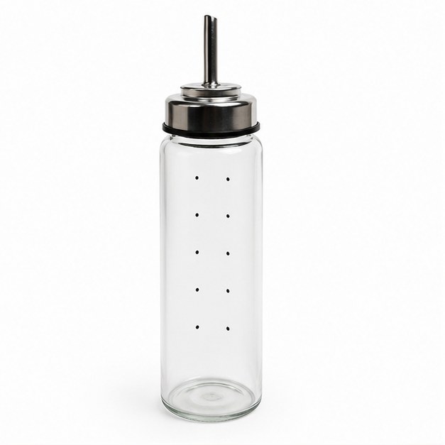 Transparent Glass Oil Dispenser Bottle with Pouring Spout (YM057)