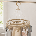 Foldable Hanging Drying Rack with Clips for Clothes & Accessories (YM556)