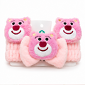 Cute Pink Bear Plush Hair Band for Kids (YM744)