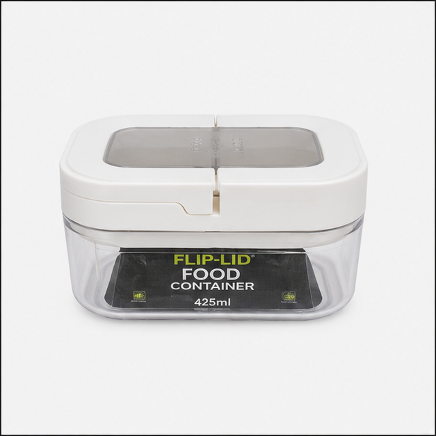 White Storage Container with Lock (YM293)