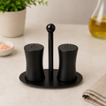 Seasoning Set Black Set of 2 (YM1674)