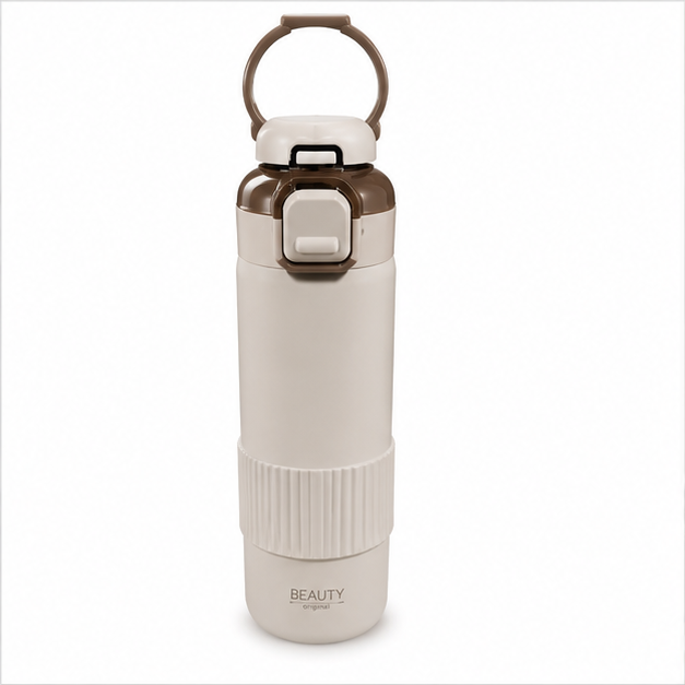 Brown Stainless Steel Insulated Water Bottle 700ml (YM1626)