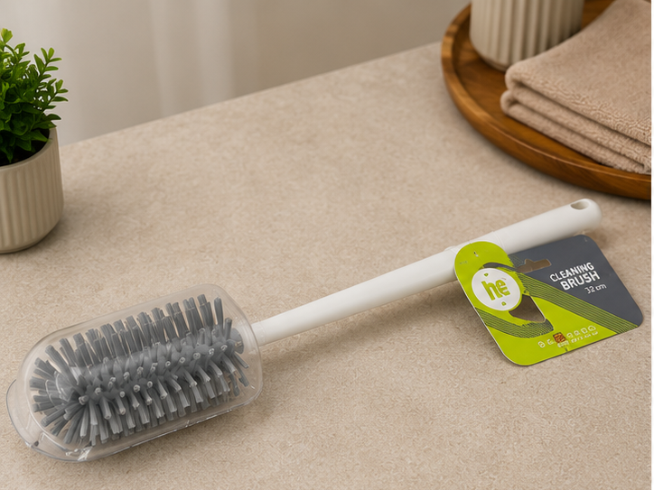 Grey Bathroom Cleaning Brush for Tiles & Sinks (YM571)