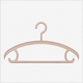 Pink Plastic Clothes Hanger for Wardrobe Use (YM412)