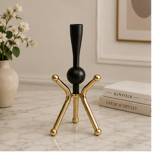 Modern Gold Branch Base Candle Holder (YM1123)