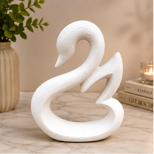 Modern Swan Decorative Figurine Set for Home Decor (YM1105)