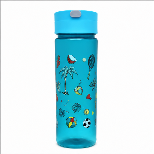 Reusable Blue Plastic Water Bottle for Daily Hydration (YM636)