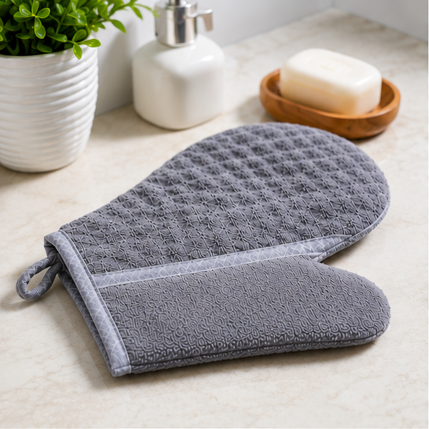 Bath Scrub Glove Grey (YM737)