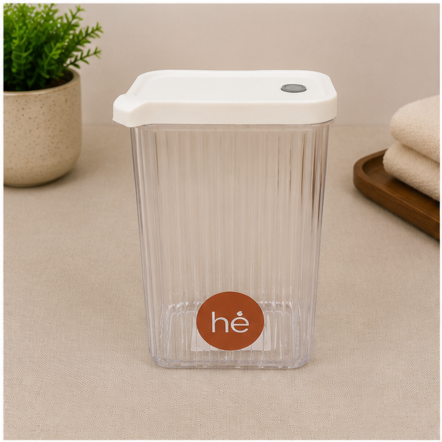 White Plastic Storage Tank for Kitchen Organization (YM2698)