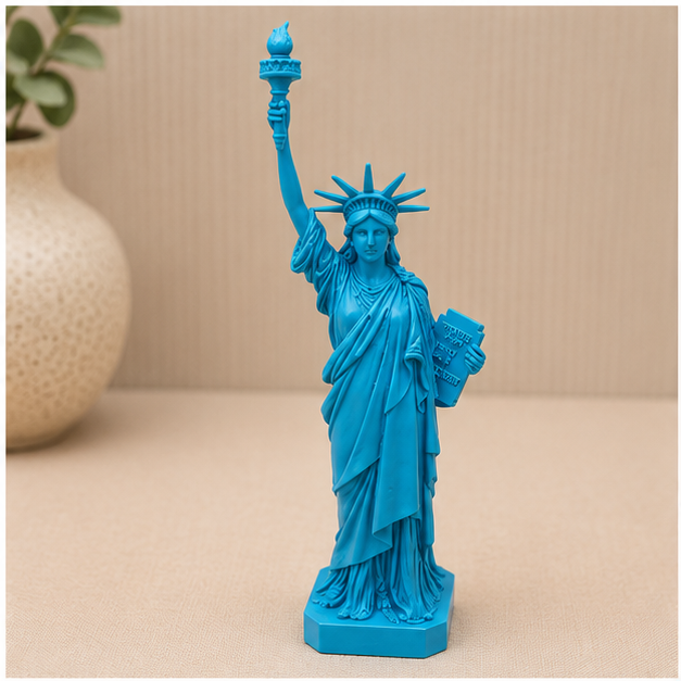 Blue Statue of Liberty Decorative Figurine (YM2300)