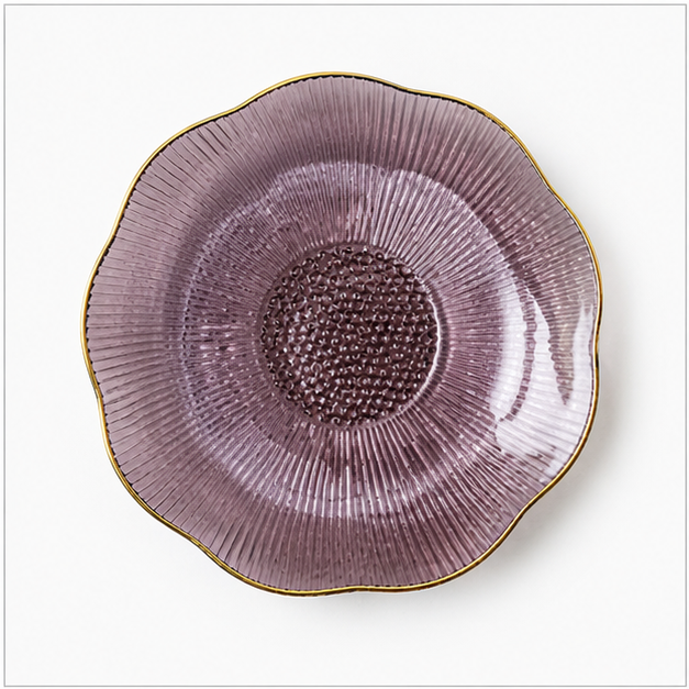 Wine Glass Serving Plate for Dining and Entertaining (YM610)