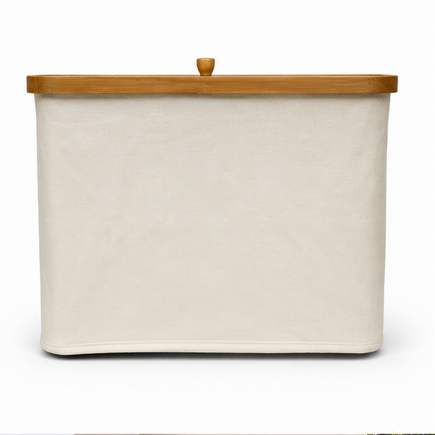 White Laundry Organizer Basket for Home (YM1883)