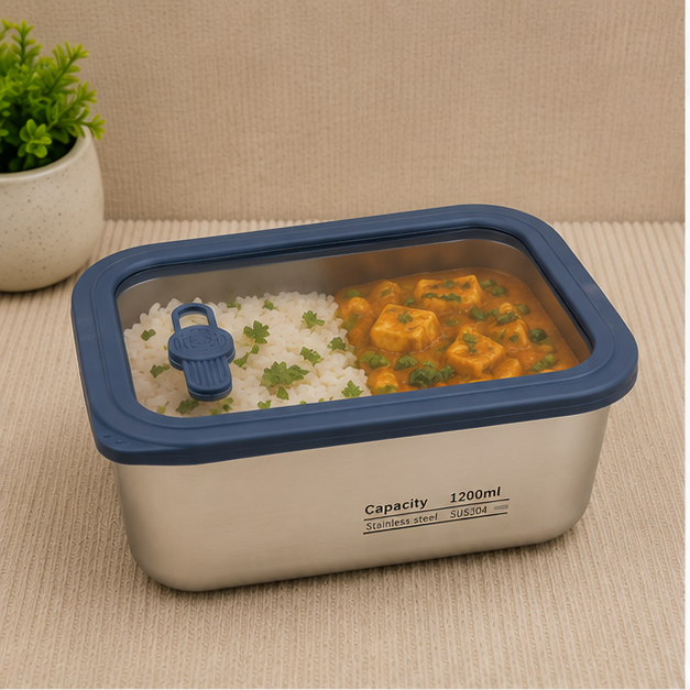 Stainless Steel Preservation Box 1000ml (YM2129)