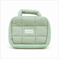 Quilted Cosmetic Organizer Bag Green (YM1438)