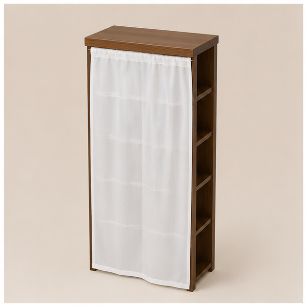 Brown Wooden Shoe Rack Organizer (YM2121)