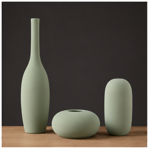 Green Decorative Flower Vase for Modern Home Décor (YM2349)