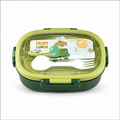 Kids Green Lunch Box Set with Spoon, Fork & Water Bottle (YM2507)