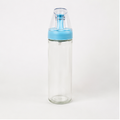 Sky Blue Glass Oil Bottle with Pourer (YM1221)