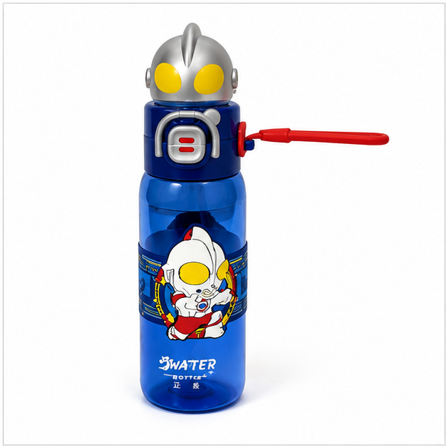Sipper Bottle Blue Ultraman (YM1526)