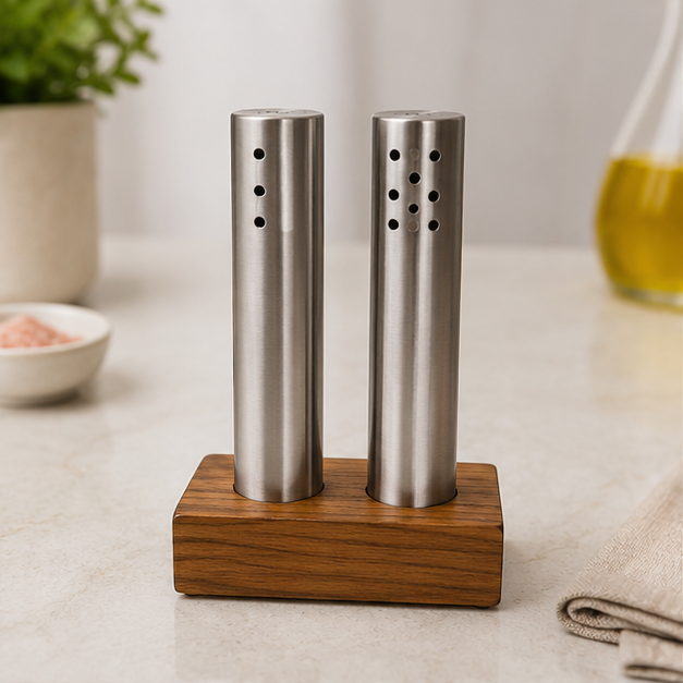 Salt Dispensers Stainless Steel Set of 2 (YM1667)