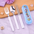 Kids Cutlery Set with Case – Blue (YM2496)