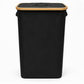 Black Laundry Hamper Basket for Daily Use (YM1881)