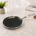 Stainless Steel Cooking Pan for Daily Cooking Needs (YM1576)