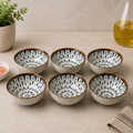 White Bowl Set of 6 for Home Kitchen and Dining Use (YM1771)
