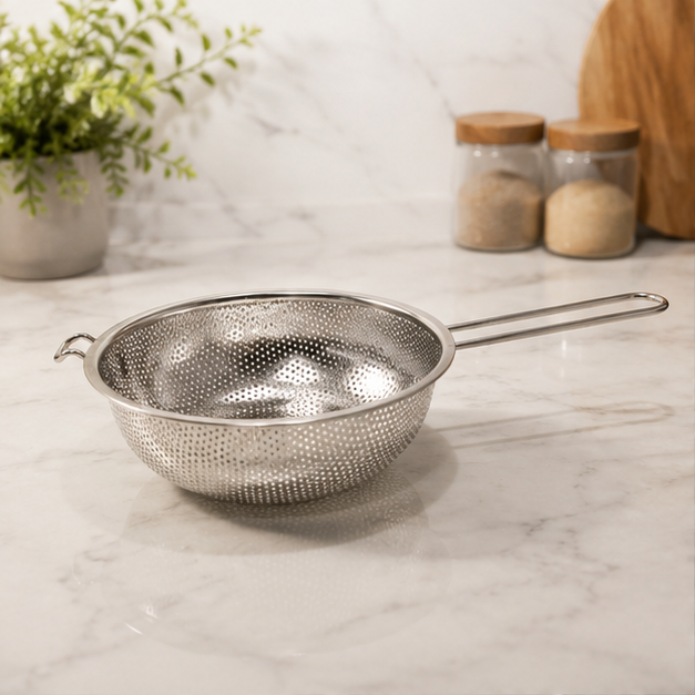 Stainless Steel Colander with Long Handle (YM2064)