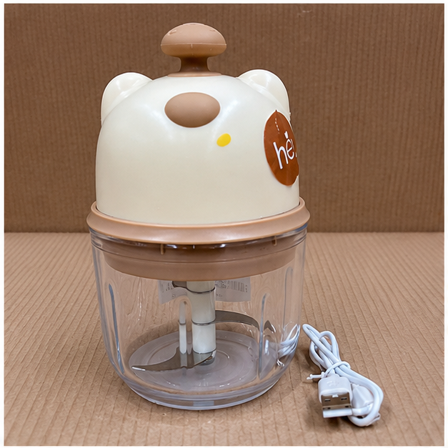 Electric Garlic Chopper 350ML Yellow (YM2224)