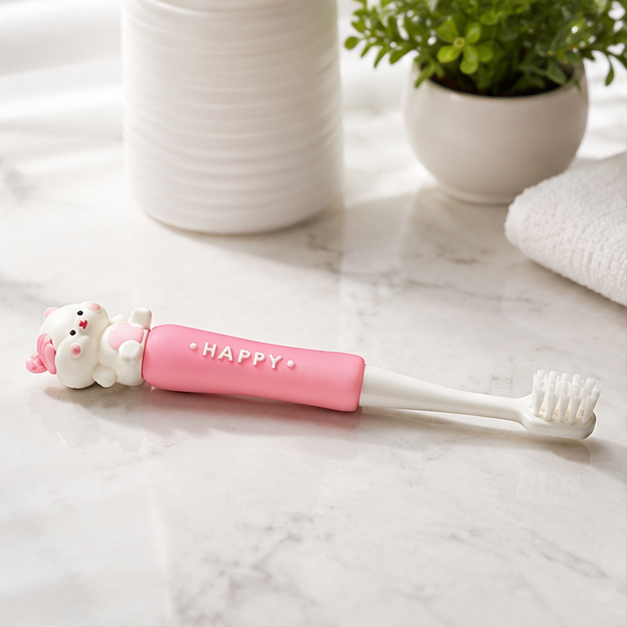 Pink Plastic Tooth Brush for Daily Oral Care (YM776)