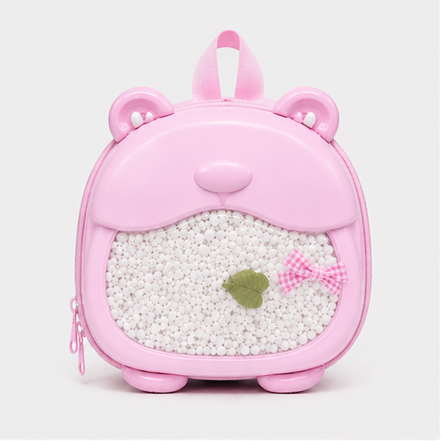 Kids Bear Backpack – Pink (YM1168)